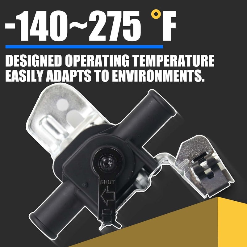 AIKEN HVAC Heater Control Valve Coolant Flow Control Valve Compatible with Toyota 4RUNNER 1998 1999 2000 2001 2002 P/N 87240-35070 - Image 5
